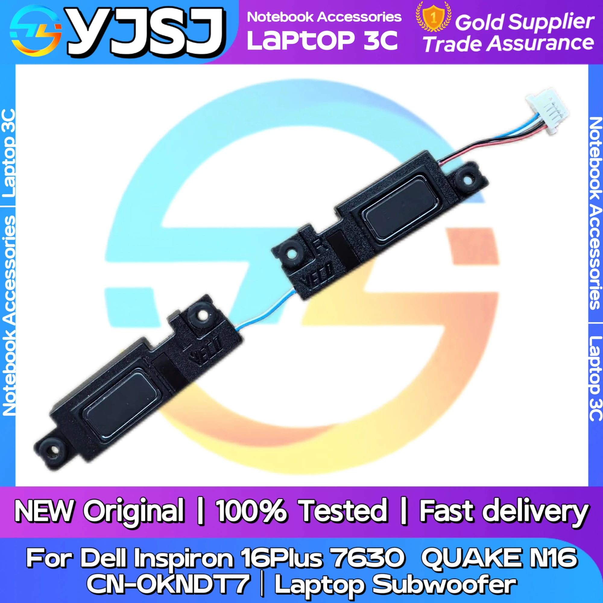 

New Original Laptop Notebook Audio Speaker For Dell Inspiron 16Plus 7630 QUAKE N16 built-in speaker horn audio CN-0KNDT7