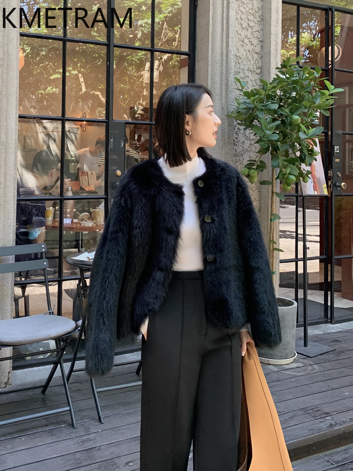 ธรรมชาติ Tuscany ขนสัตว์ Sheepskin Double Faced เสื้อขนสัตว์ผู้หญิงสั้นเสื้อขนสัตว์จริงคุณภาพสูงฤดูหนาวเสื้อผ้าผู้หญิง 2025