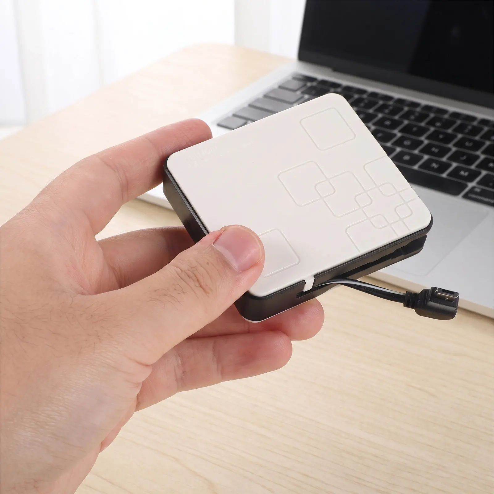 Electronic Safe Battery Box 6V 4Aa Holder Round Dc Plug Plastic Compact External Power Supply Backup Battery Case for Keypad