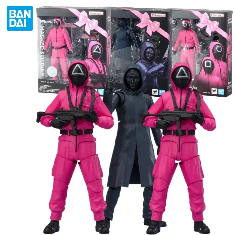 

Bandai Original S.H.Figuarts SHF FRONT MAN MASKED SOLDIER/WORKER/MANAGER ​Anime Action Figures Model Toys Doll Gifts In Stock