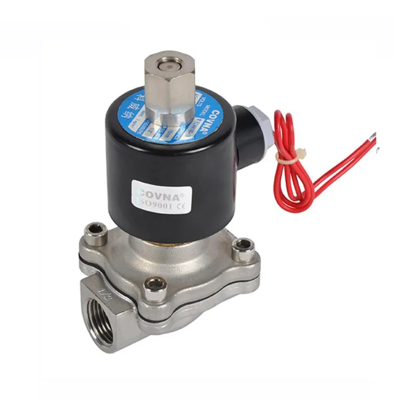 2-Way 24-volt normally open diaphragm solenoid valve 304 stainless steel electric solenoid valve water valve