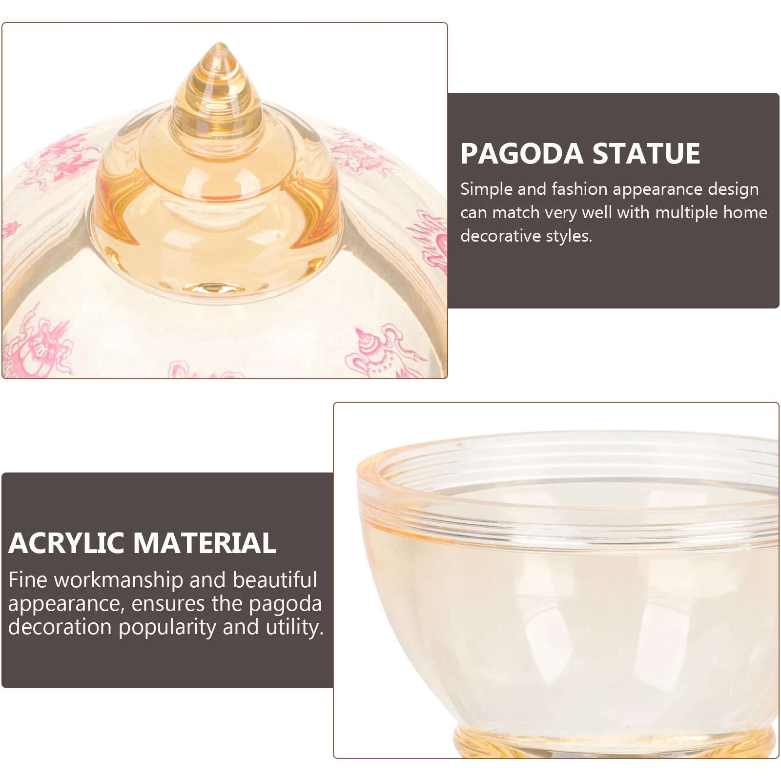 

Vintage Crystal Office Decoration Statue Chinese Home Table Decoration Gift Miniature Ornament