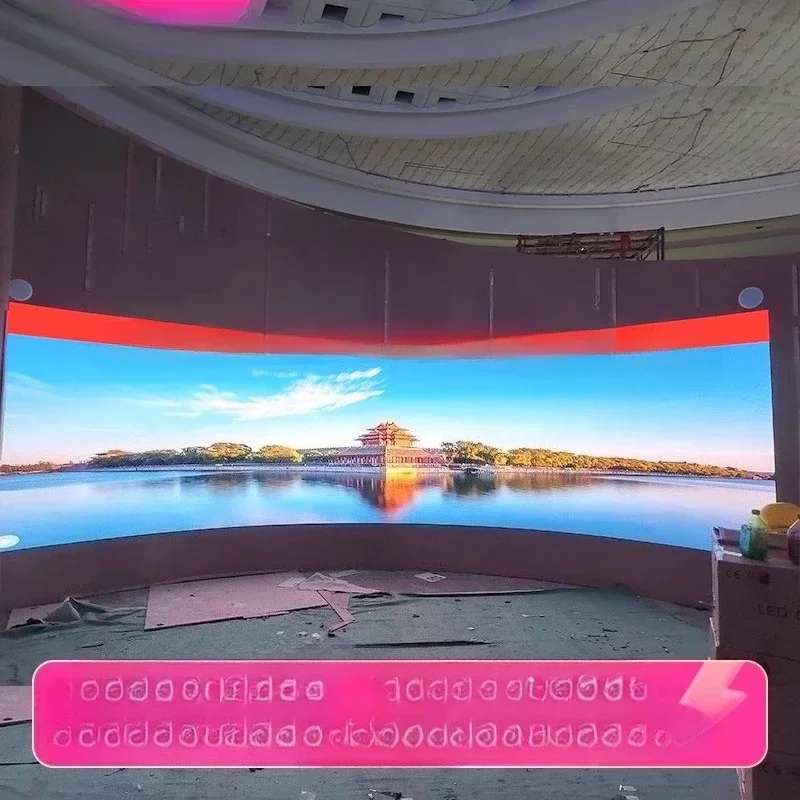 Full color high definition LED display screen, indoor clothing store live broadcast custom splicing module