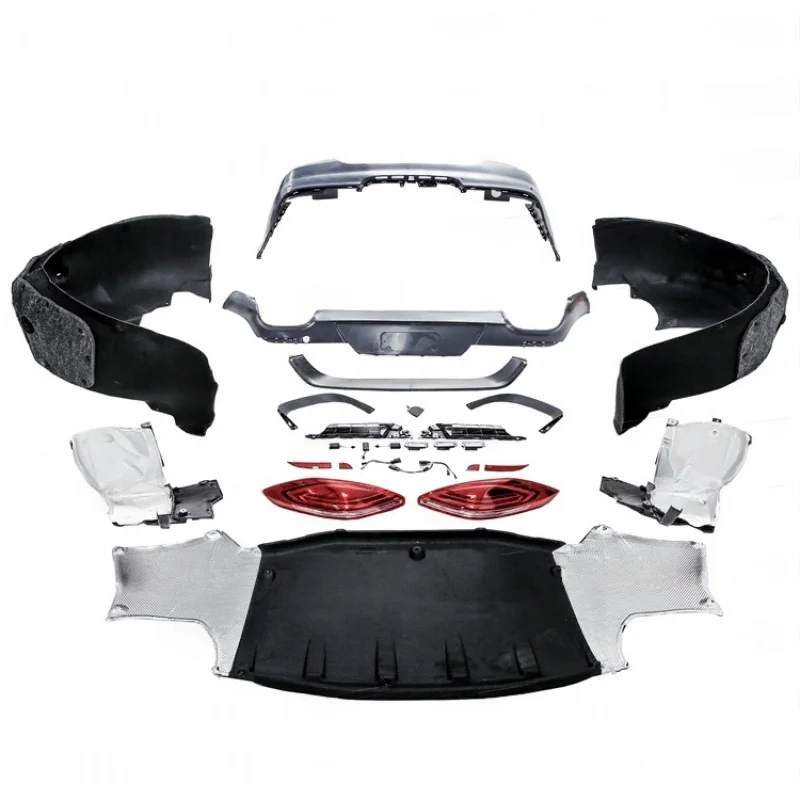 

PP Rear For 2010-2013 Porsche Panamera 970.1 Car Bumper Parts Upgrade To 970.2 Style