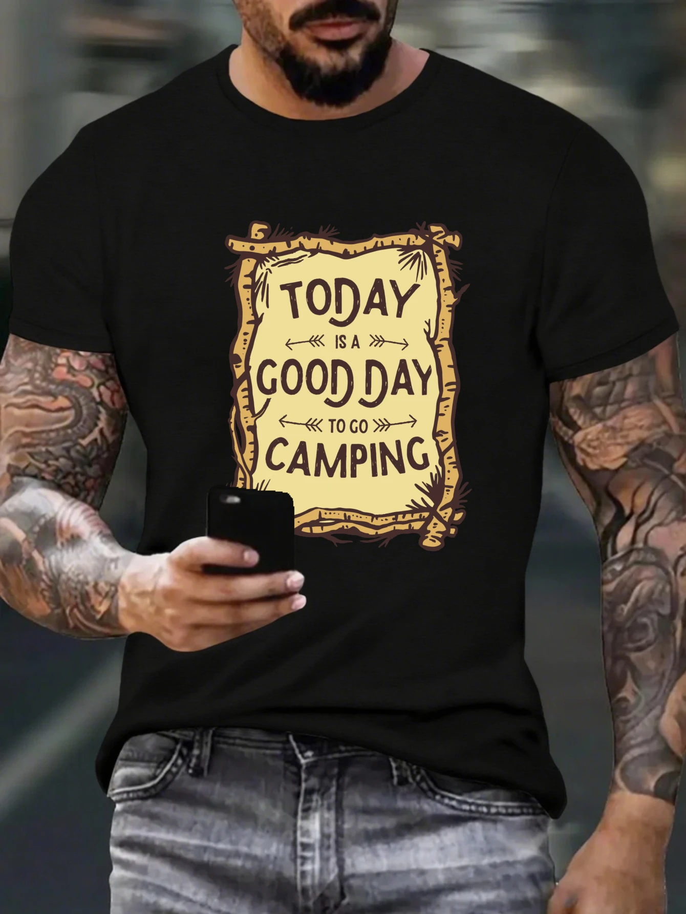 

Men's Vintage Tiger Head T-Shirt Wild Animal Retro Casual Streetwear Cotton Tops