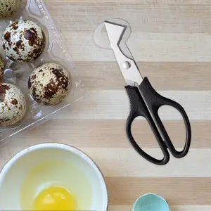 مقص بيض السمان متعدد الوظائف ، قاطع الطيور ، فتاحة ، الفولاذ المقاوم للصدأ ، آلة تقشير البيض ، أداة المطبخ ، مقص السيجار المقص أفضل 8 آلات تقشير بيض السمان مبيعا - No1