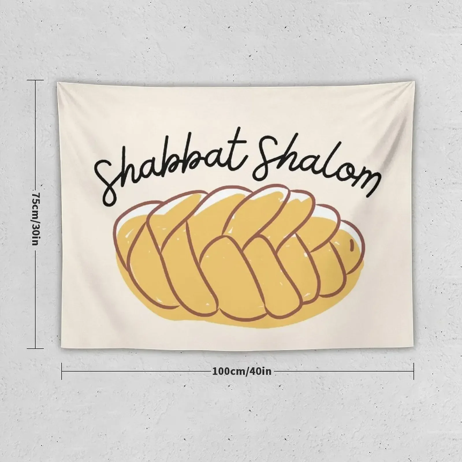 Shabbat Shalom Challah Tapestry Decorative Wall Murals Home Decoration Room Decorations Nordic Home Decor Tapestry