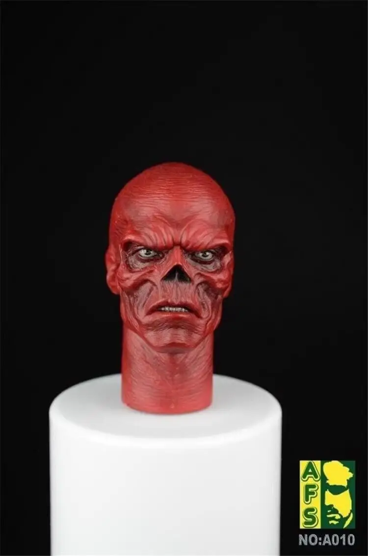 

AFS A010 1/6 Scale Red Skull Head Sculpt Model for 12'' Male Soldier