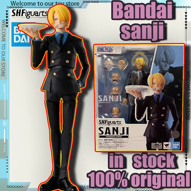 

Genuine Bandai SHF S.H.Figuarts One Piece Sanji Action Figure Adventure of Dawn Figure Anime Toy Gift for Kids Collectible Model
