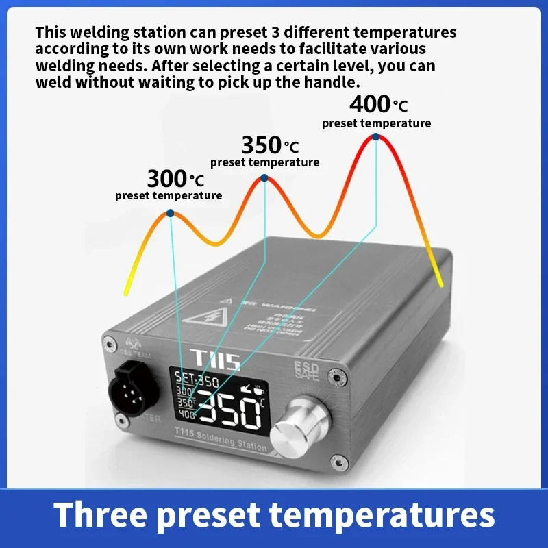 OSS T115/T210/T245 Soldering Station Professional for Soldering / 120-450C /Soldering Station for Phone Repair Solder Welding