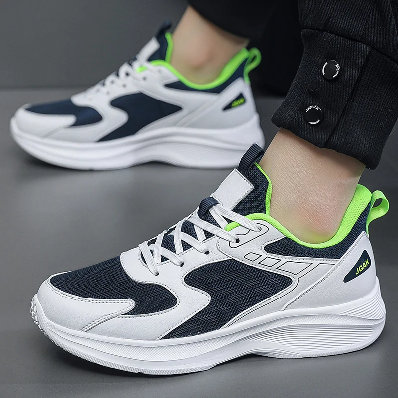 

2025 Large Size 39-50 Men's Running Shoes Soft Sole Outdoor Jogging Mesh Breathable Leisure Sneakers Men's Sports Walking Shoes