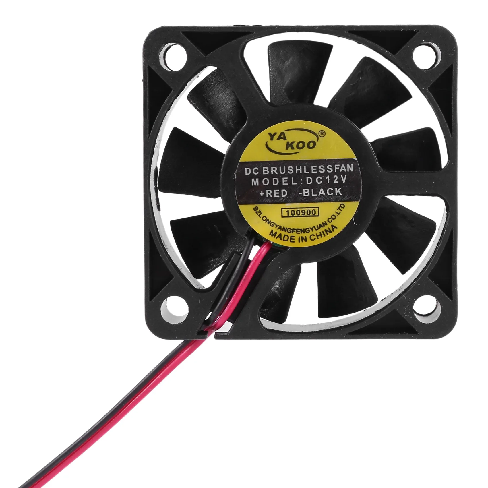 50mm x 50mm x 10mm 5010 DC 12V 0.1A 2Pin Brushless Cooling Fan