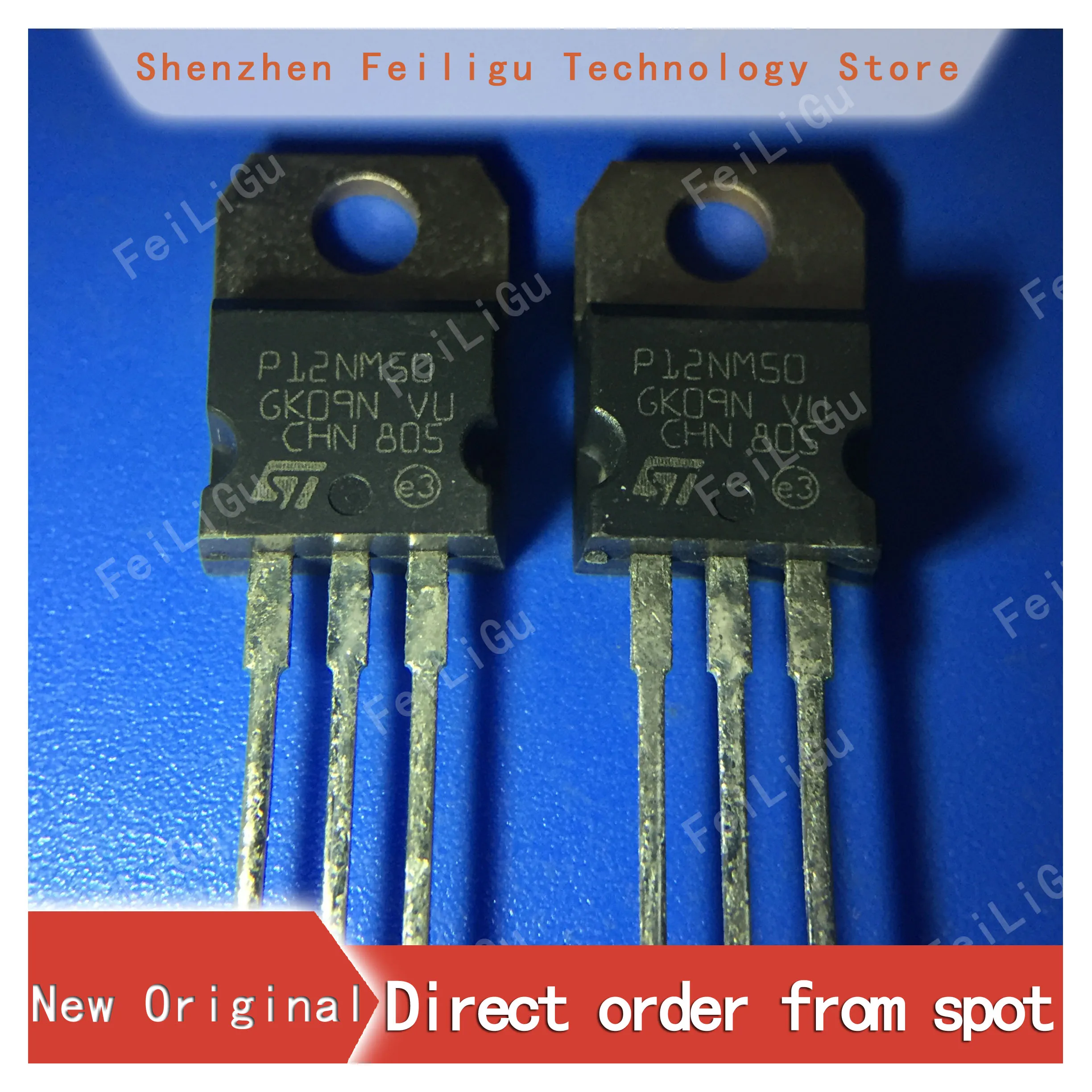 

5/15/30/50PCS 100% New original STP12NM50 P12NM50 package:TO-220 iron head withstand voltage:500V current:12A N channel MOS FET