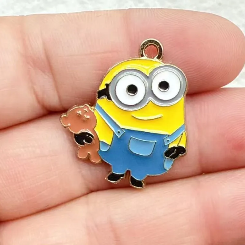 10 قطع لطيف الكرتون المينا سحر للنساء الأقراط DIY المفاتيح دلاية مجوهرات قلادة سوار اليدوية #3