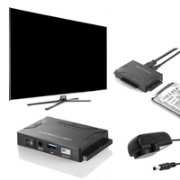 Hard Disk Drive Adapter Converter Cable USB 3.0 to 3 in 1 SATA IDE For 3.5 inch HDD/SSD CD DVD ROM CD-RW Computer Components