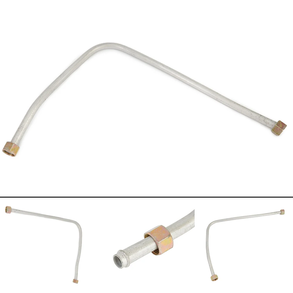 Replacement Air Compressor Exhaust Tube 530mm Aluminum with Brass Thread G3/8 Compatible Air Pipe for Air Pump System Repair