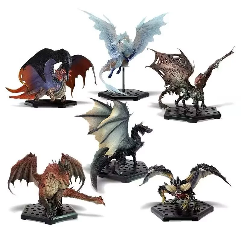Figura del mundo del cazador monstruo más todo dragón Nergigante Nargacuga Rathalos Zinogre Kushala Daora Xenojiiva figura modelo juguete regalos