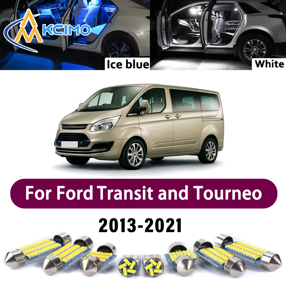 

Premium LED Interior Lighting Kit for Ford Transit and Tourneo 2013-2021 High-Quality Error-Free Dome Map Trunk Auto Lamps