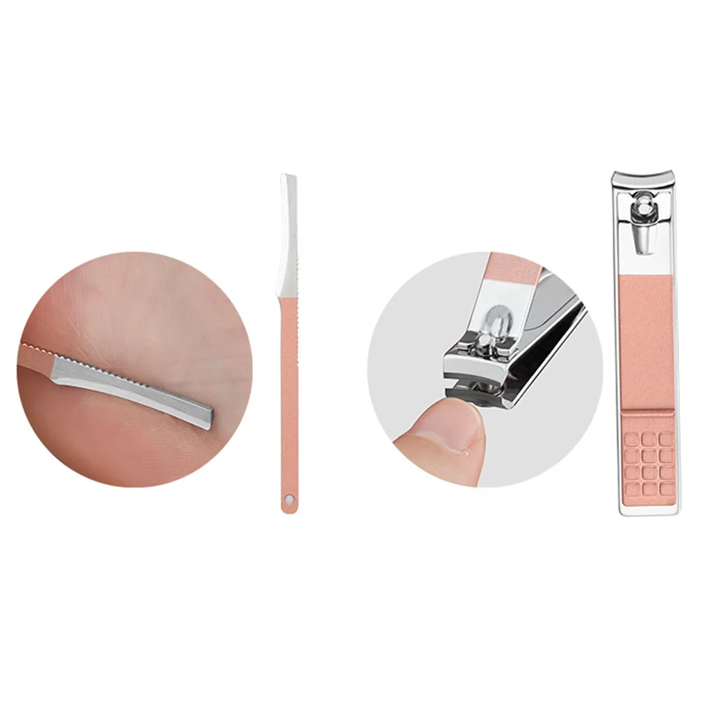 

18pcs Manicure Tools Set Nail Clippers Cutter for Thick Nails Stainless Steel Scissors Pedicure Kit Grooming Gifts Portable