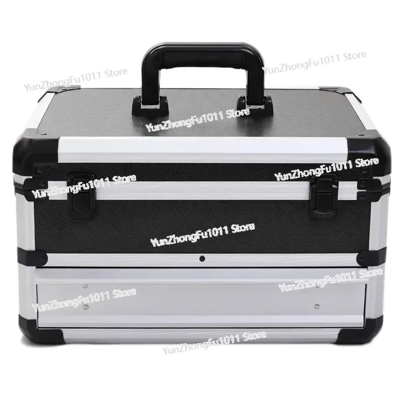 Multifunctional Hard Shell Organizer Tool Storage Box Household Hardware Device Toolbox Aluminum Toolbox Portable