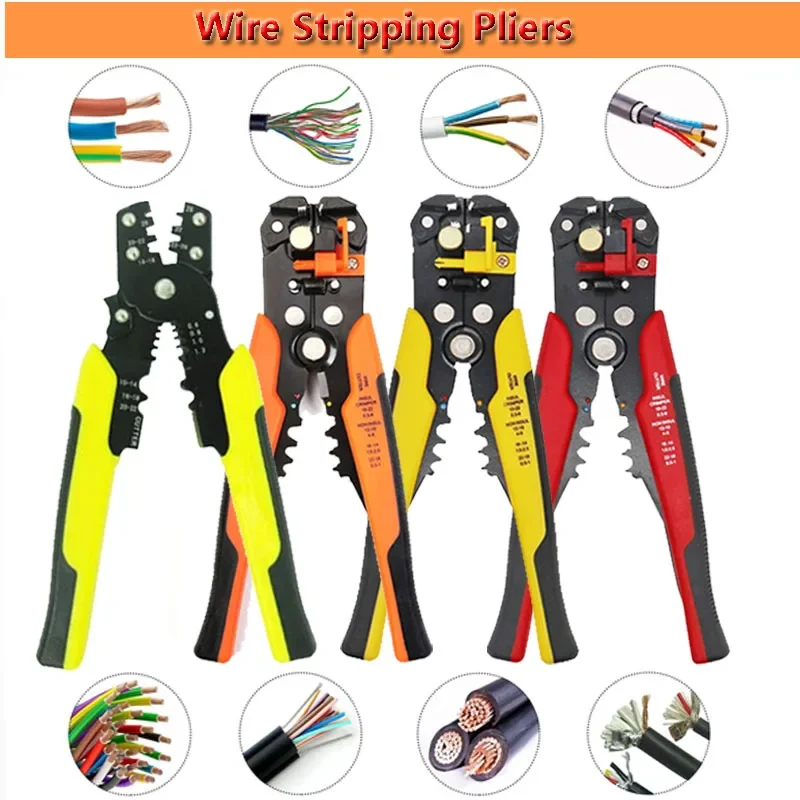 Wire Stripper Tools Multitool Plier Crimper Cable Cutter Multifunctional Stripping Tool Crimping Pliers Terminal 0.2-6.0mm2 tool