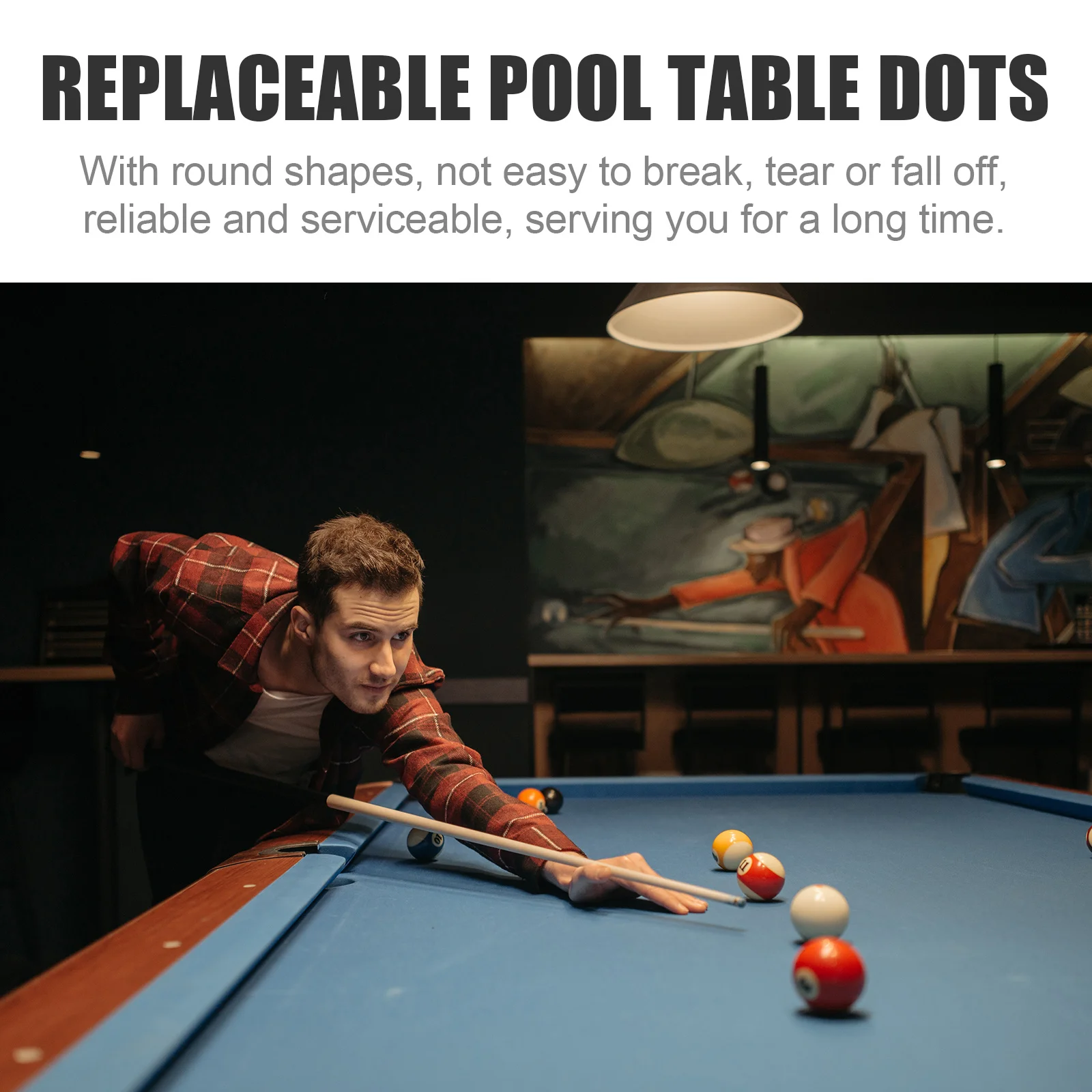 

Daily Use Snooker Dots Replaceable Pool Table Marker Precise Cutting Neat Edges Billiard Spot Decals Snooker Dots