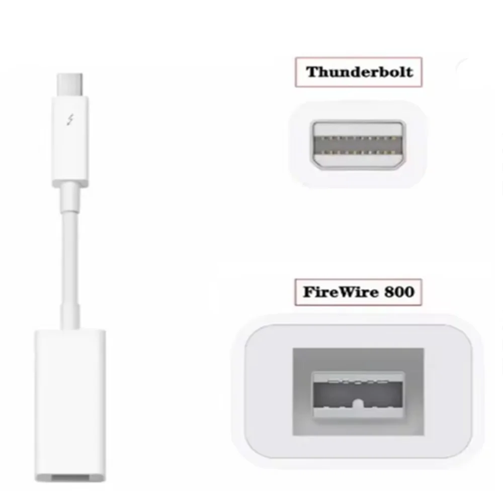 

Адаптер A1463 Thunderbolt 2 к FireWire 800 Thunderbolt к Fire 1394B, подходит для компьютеров Mac, оснащенных портами Thunderbolt