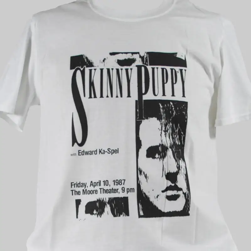 

Белая футболка Skinny Puppy Industrial Noise New Wave Rock S 3XL