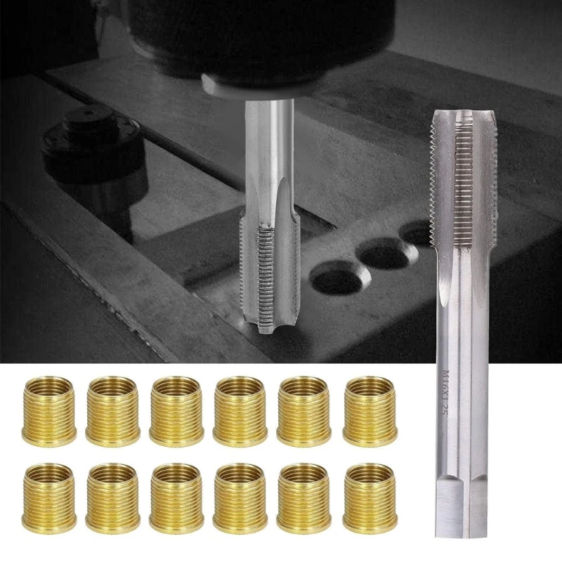 Tap Die Thread Hole Repair Tool Drill Bit M14 For Restoring Damaged Thread 13pcs Dropshipping