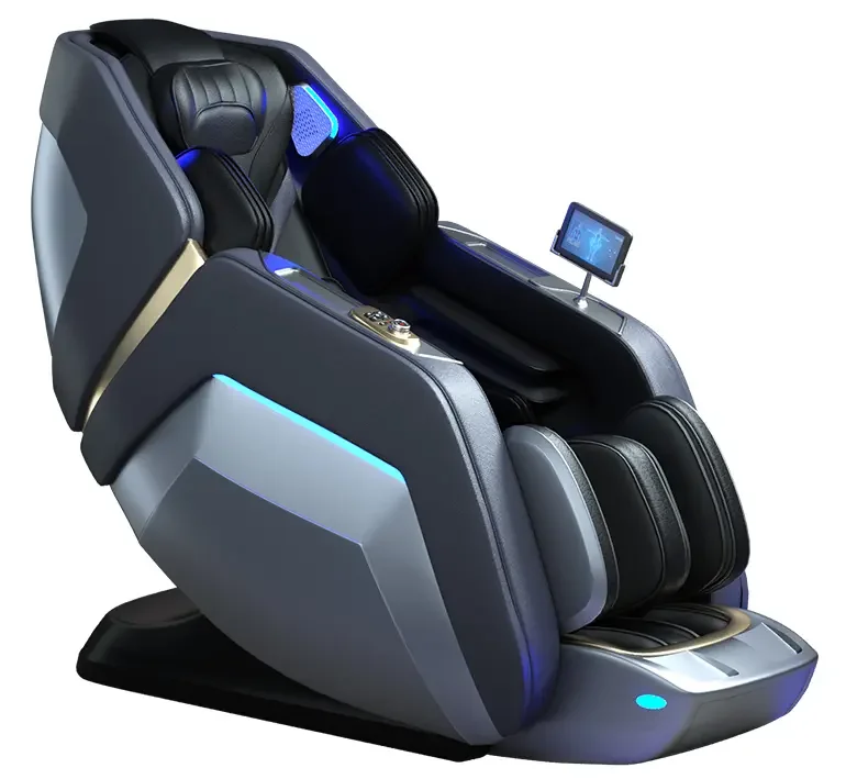Coofull Best New Rail 3D 4D Luxury Zero Gravity  Massager with Electric Adjustable Recliner SPA Full Body Shiatsu Massage Chair