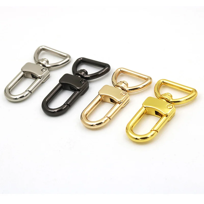 D Tail Metal Buckles for Bag Strap Webbing Belt Hooks Dog Collar Swivel Lobster Clasp Hanger DIY Hardware Accessories