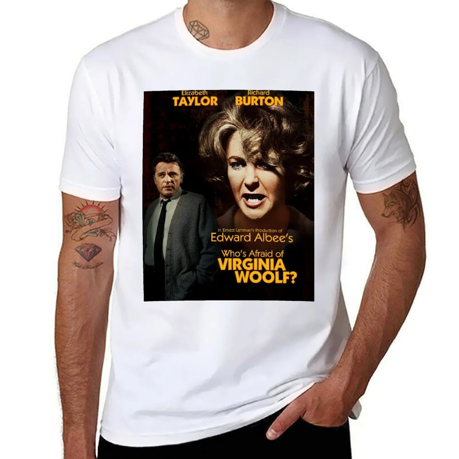 

Футболка Who's Afraid of Virginia Woolf, мужские хлопковые футболки с рисунком, футболка из 100% хлопка