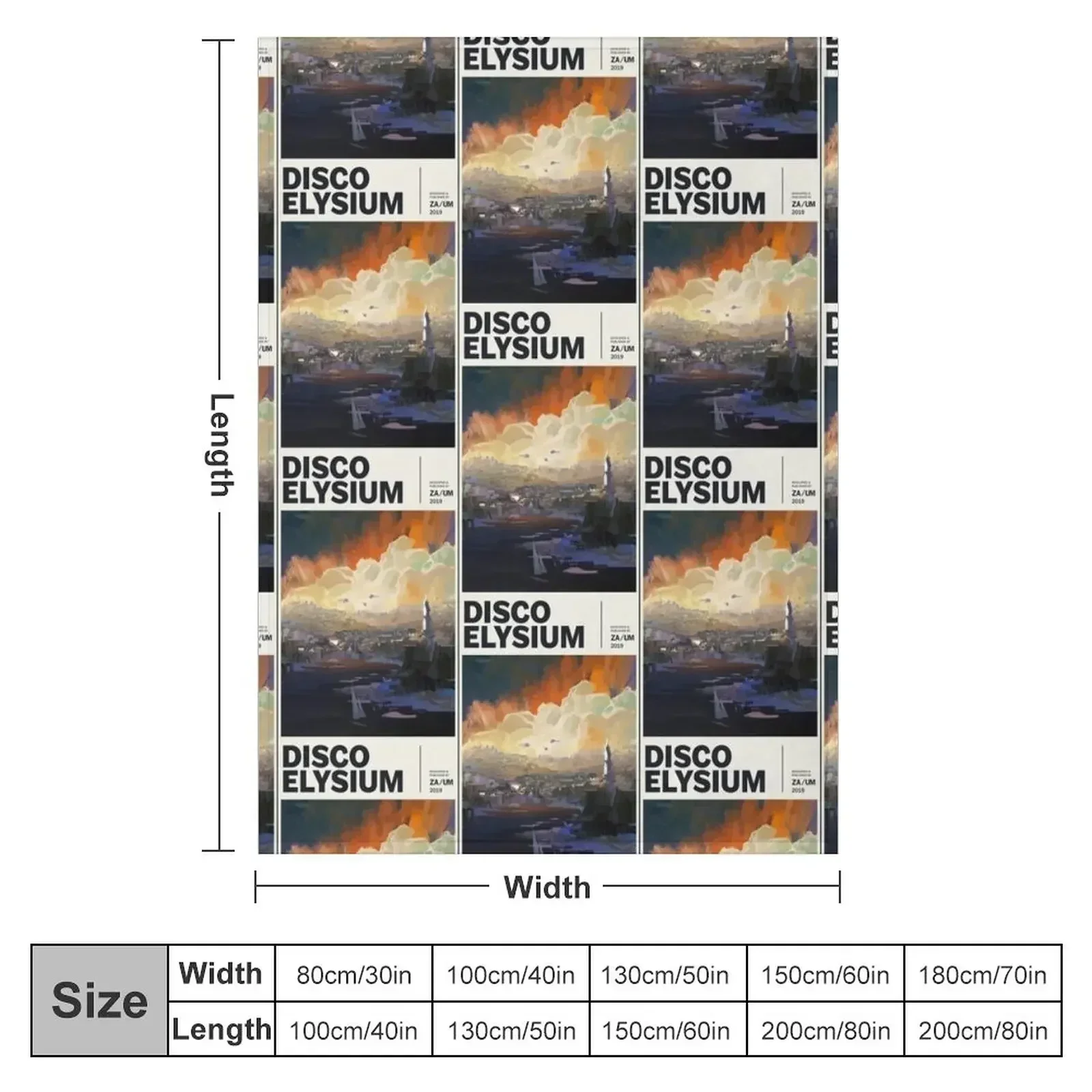 Disco Elysium Throw Blanket