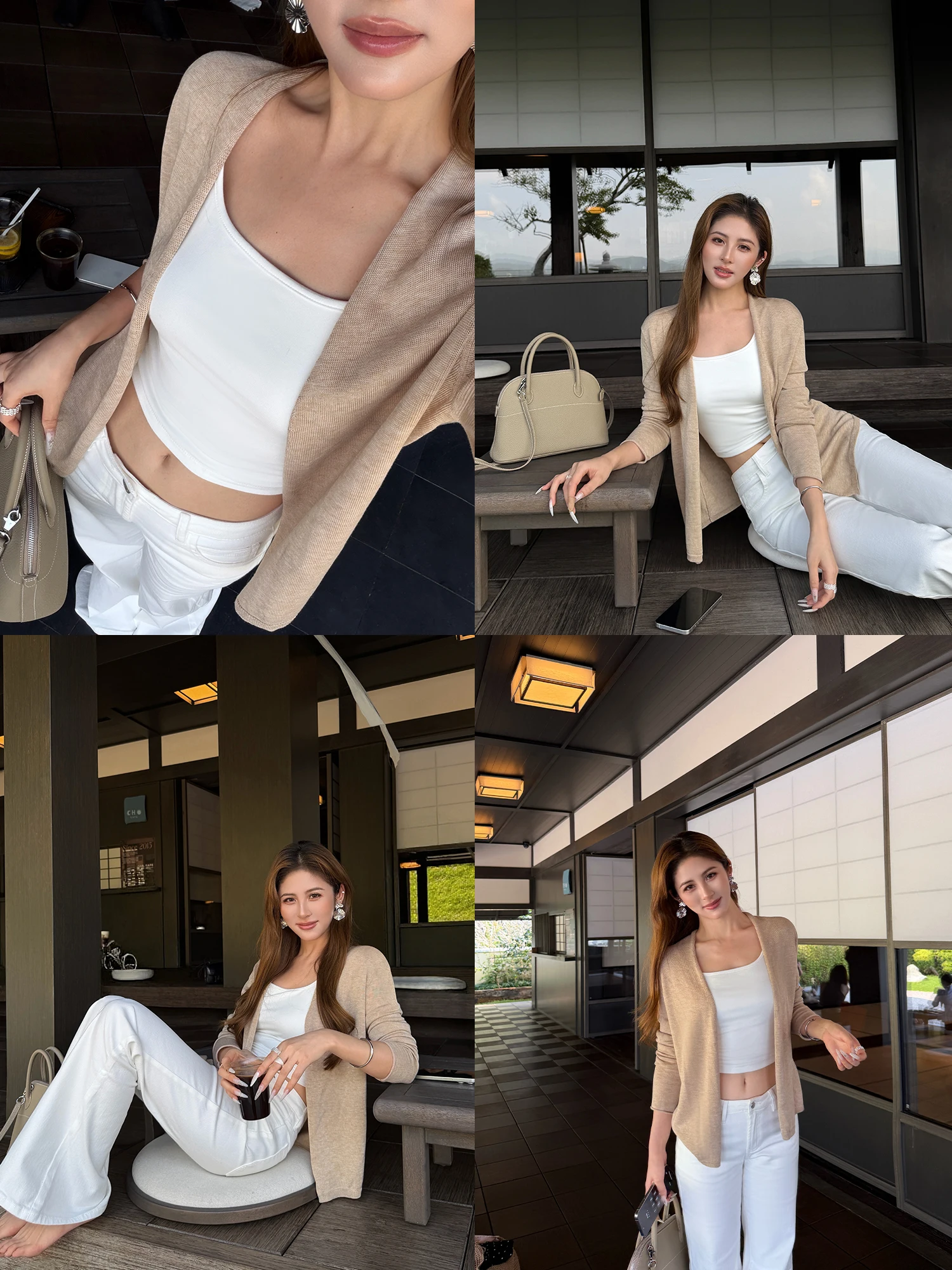 

Женский тонкий вязаный кардиган NEVA HU Lacy: повседневный, свободный крой, длинный рукав, стандартная длина, модный, весенний