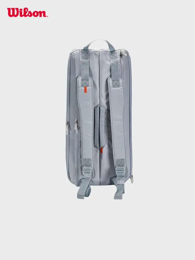 Wilson Tennis Rackets Bag Large Capacity Pieces Tennis Backpack Badminton Gymbag Squash Racquet Bag With Separated Shoes Bag