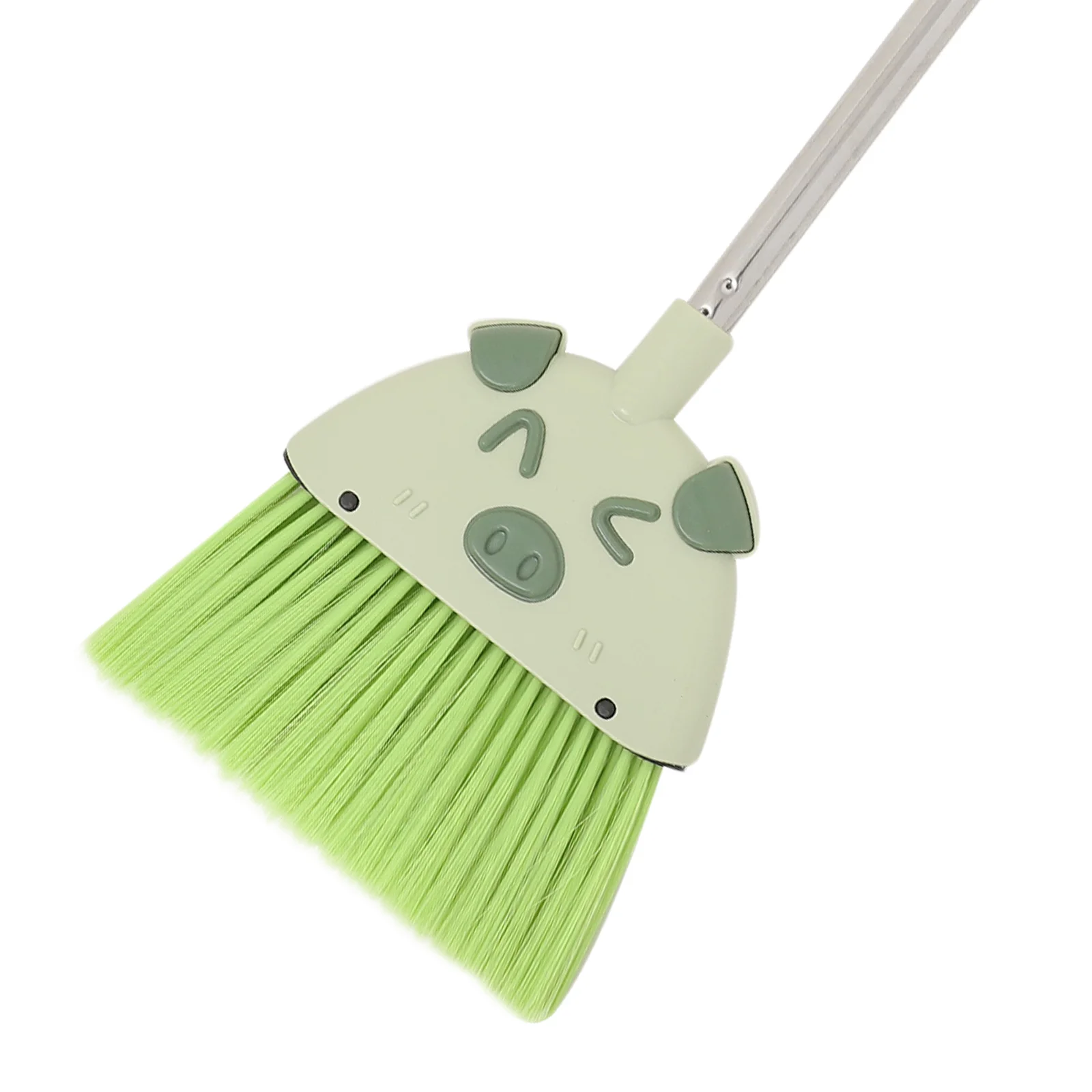 1 مجموعة خنزير الكرتون الأطفال مكنسة مجموعة مجرفة طفل تنظيف أداة الوالدين والطفل النشاط كنس الملحقات رياض الأطفال