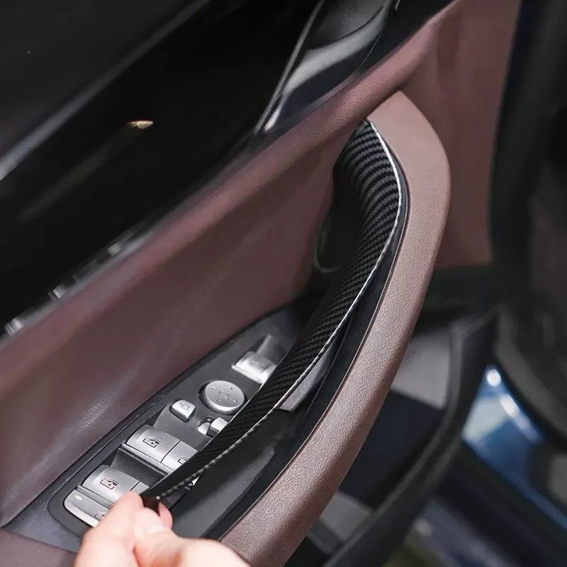 

2 шт., левая/правая внутренняя дверная панель автомобиля, крышка ручки, аксессуары, подходит для BMW 3/4 серии F30 F35 2012-2019