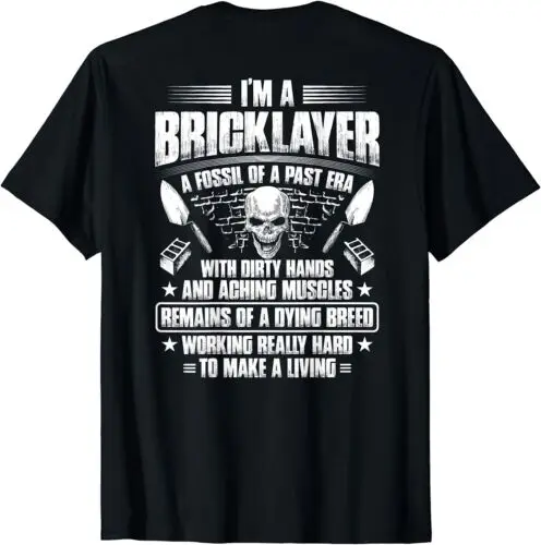 NEW LIMITED Mason Of A Past Era Bricklayer T-Shirt