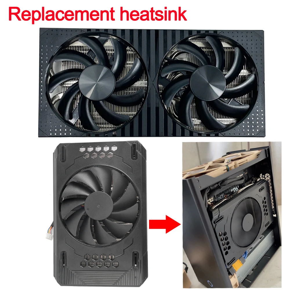 New DIY Replace RTX3060 Ti GPU HeatSinkFor Retrofit DELL RTX 3060Ti Graphics Card Cooler to put in ITX case