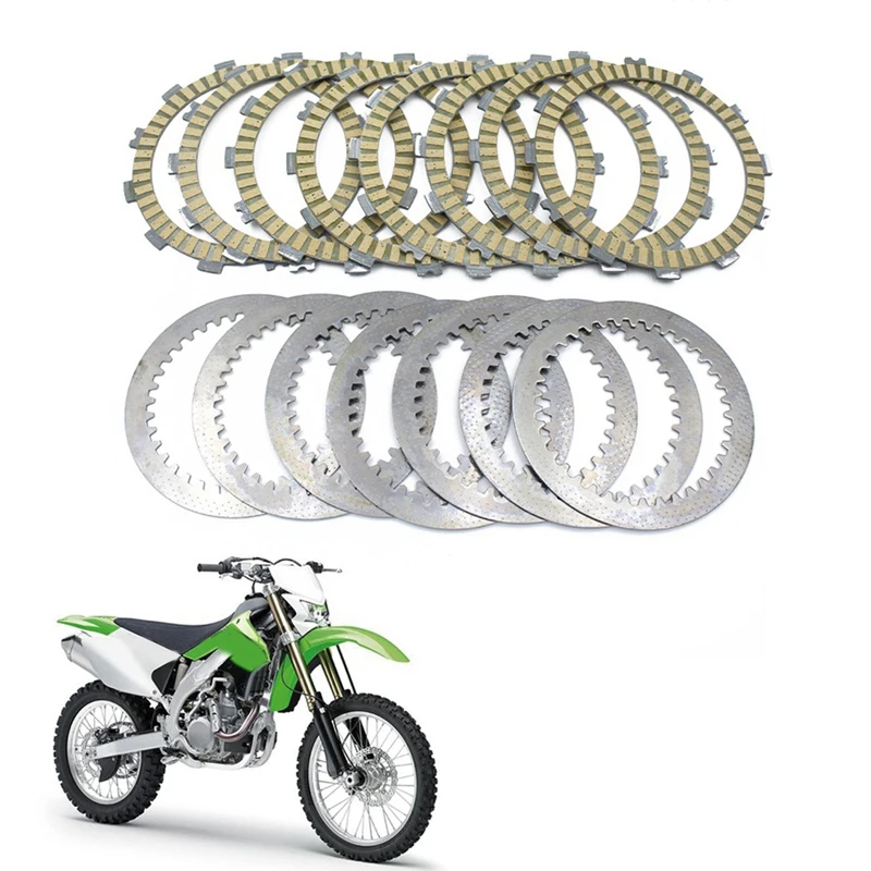 Friction Clutch Plates Motorcycle Clutch Plates With Steel Plate For Kawasaki KLX450R KX450F For Honda CR250R CRF450R