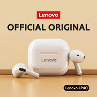 Original Lenovo LP40 Bluetooth 5.0 TWS Wireless Earphones Human Ear Design Headset Simple Operation Easy to Grasp Headphones