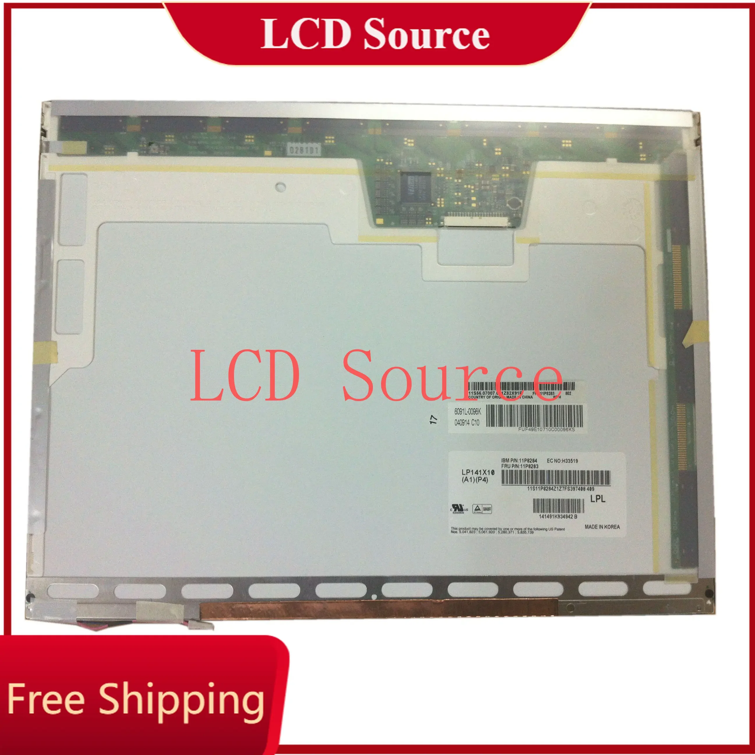 

LP141X10 A1P4 LP141X10 (A1)(P4) 14.1" 1024X768 20PIN 4:3 Display Laptop LCD Screen