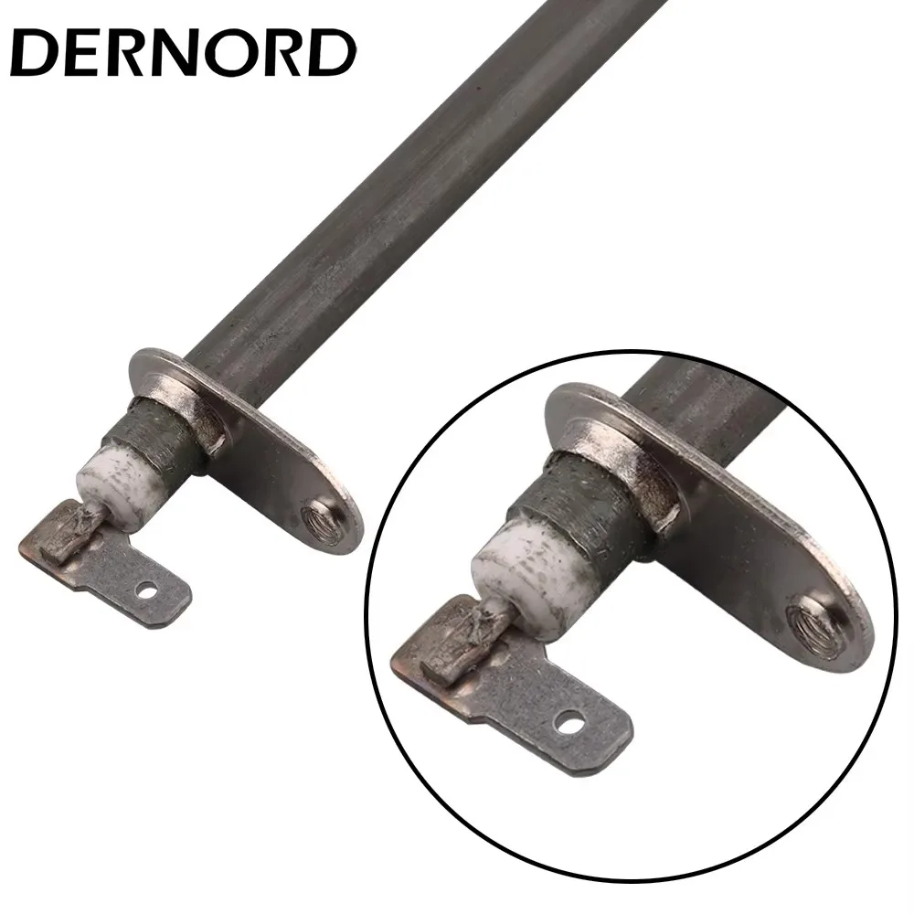 DERNORD Air Heating Element Electric Tubular Oven Resistance Straight Pipe With Metal Sheet by Annealing SUS304 110V 400W