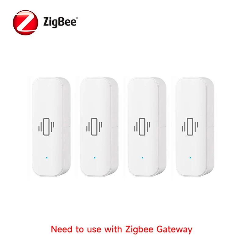 Tuya WiFi/Zigbee Smart Vibration Sensor Home Security Schutz Smartlife App Echtzeit Remote Monitor Alarm Benachrichtigung