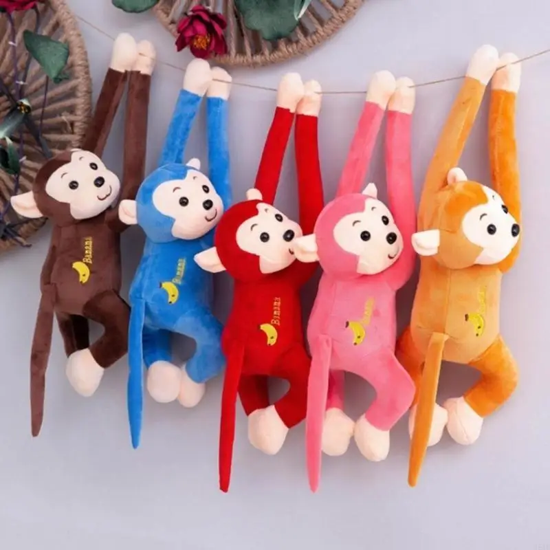 95AE Hanging Monkey Long Arm Plush Baby Doll Kids Gift Plush Toy Gifts For Baby Kids