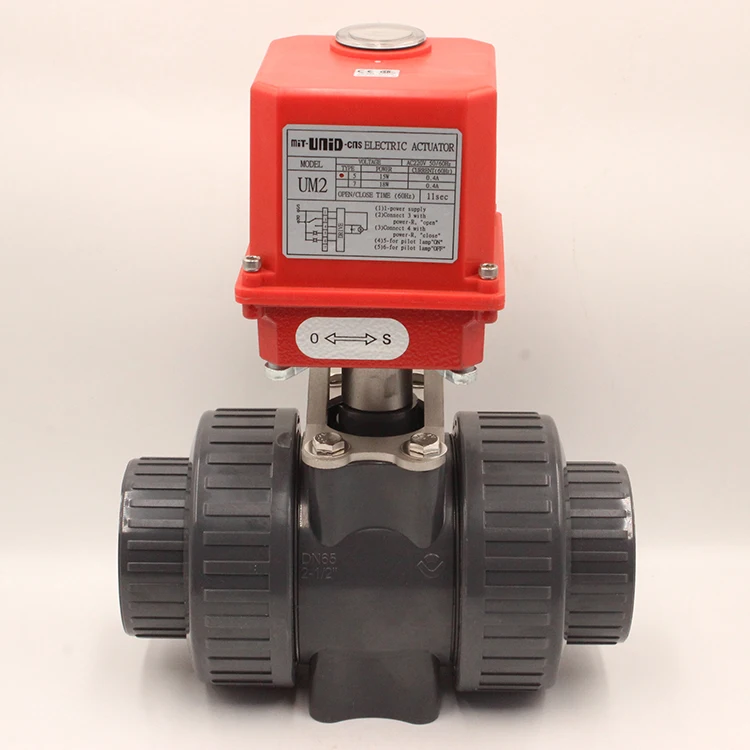 

Электрический 2-ходовой шаровой кран из ПВХ вкл. Выкл. Шаровой клапан управления расходом воды с моторизованным приводом