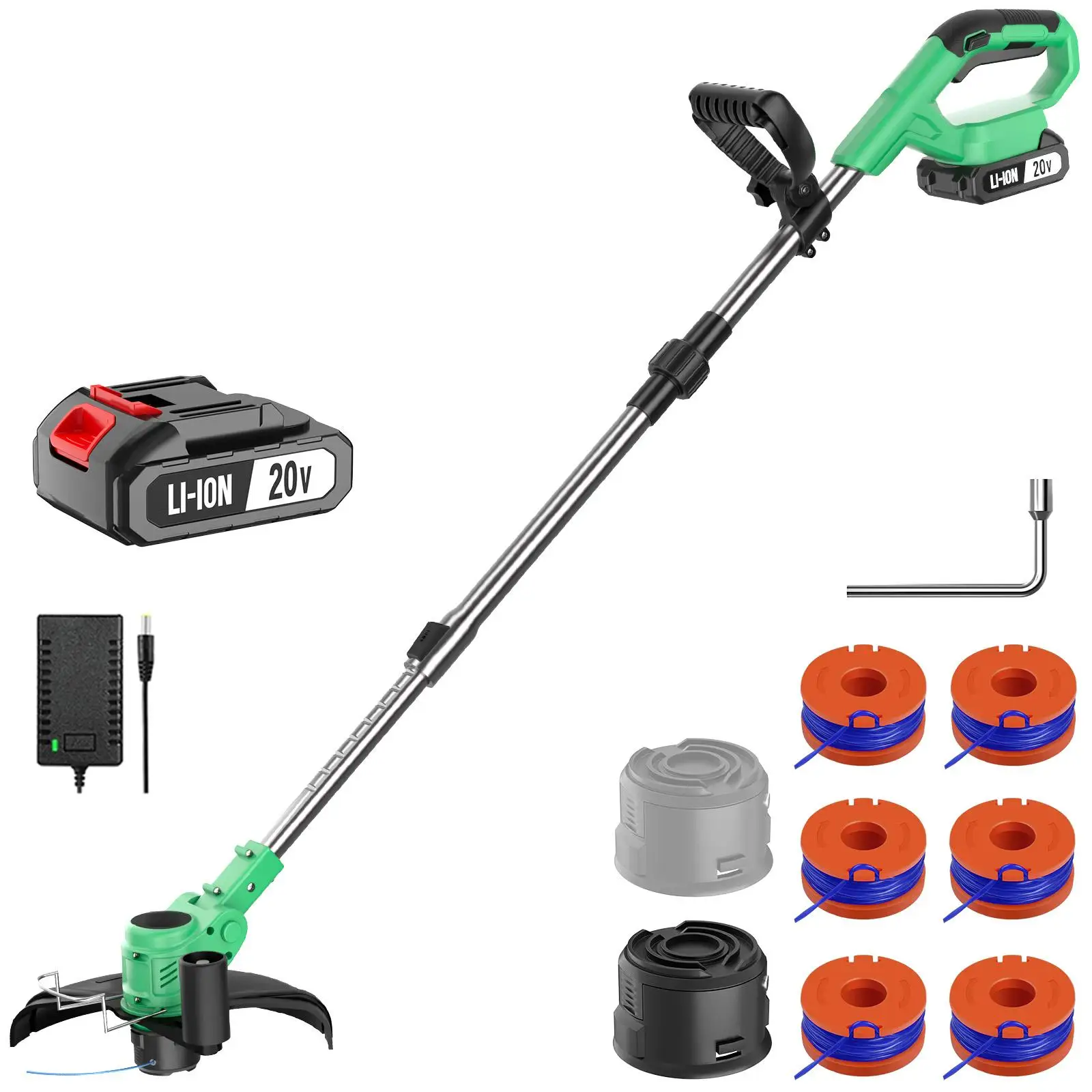 

Electric Grass Trimmer 20V Cordless with Folding Handle