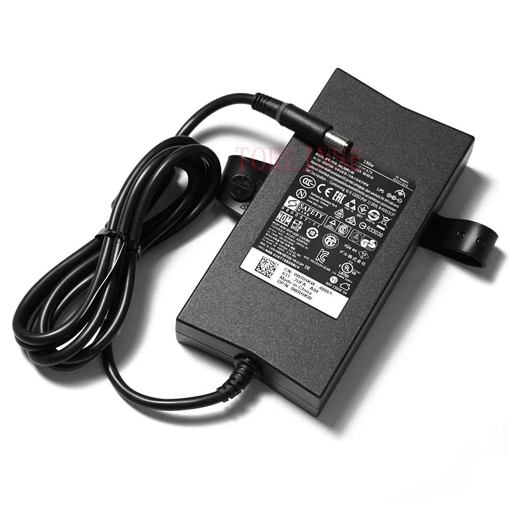 Adaptador de CA para ordenador portátil, cargador para Dell Lnspiron 15 19,5 130 5576 5577 7557 7559 17R N7110 XPS Gen 2 PA-4E P60F002, 7566 V 6.7A