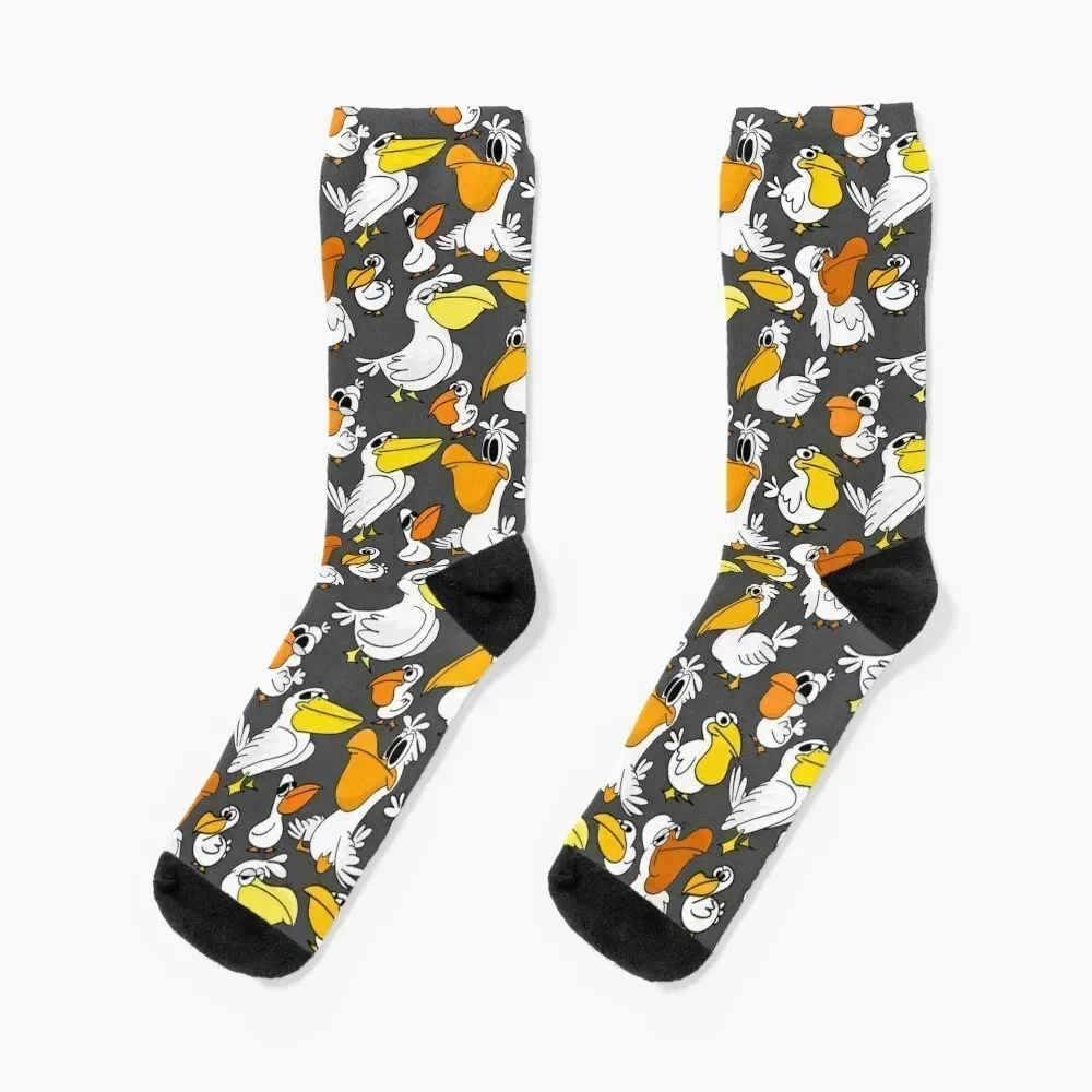 Pelican Harbor Flock Socks Novelties crazy essential Socks Female Men's