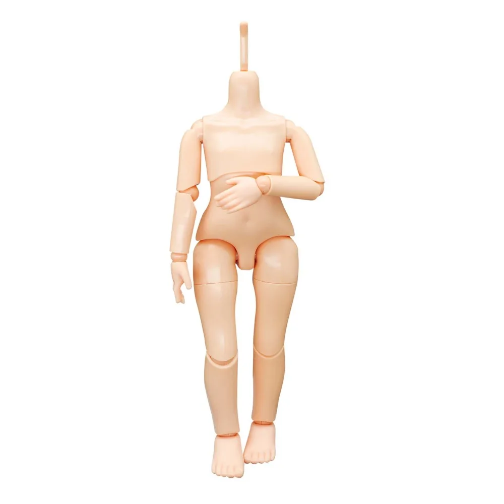 

Birthday Gift Without Makeup 1/6 Bjd Body Multi Joints White/Pink/Tan Doll's Head Movable Dress Up Dolls Body Doll Accessories